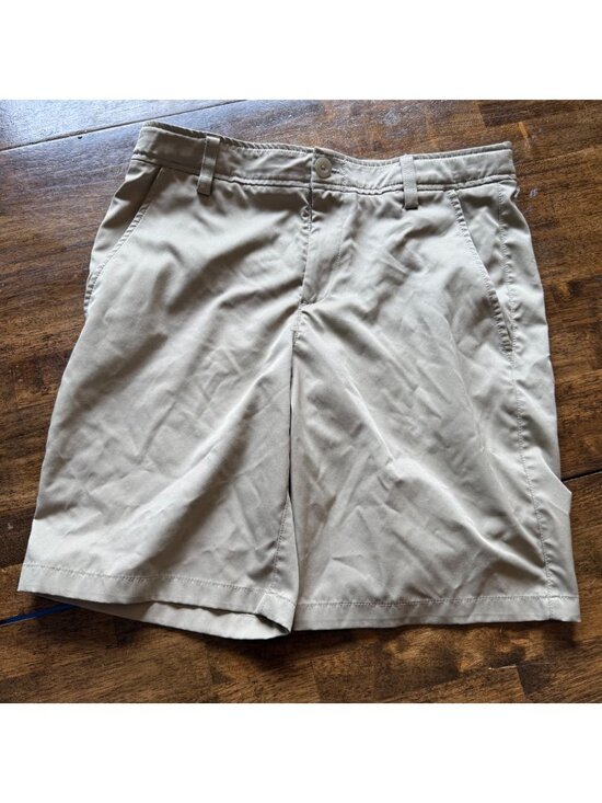 Under Armour Other - Boys Under Armour Tan Chino Flat Front Casual Shorts Youth Large